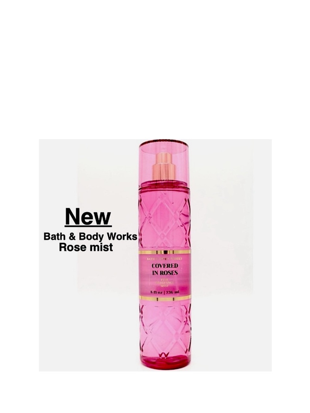 New Bath & Body Works Covered In Roses Fine Fragrance Mist 236 ml ⭐️⭐️⭐️⭐️⭐️